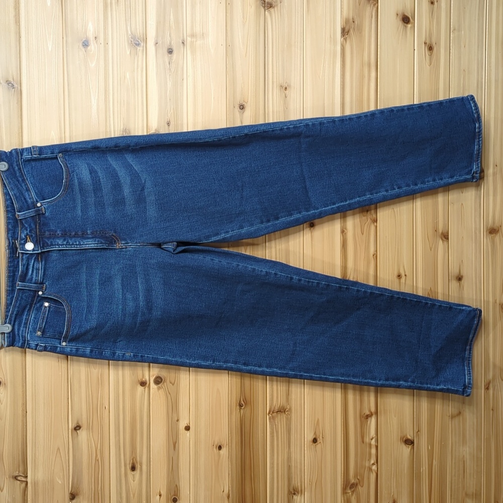 Universal Standard Etta High Rise Straight Jeans Aged Indigo Size 12 NWT